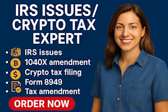 fix irs letter issues tax amendment form 1040x, crypto tax filing with form 8949