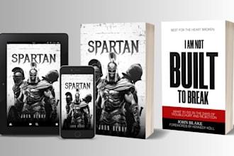 design book cover, ebook cover, kindle cover, kdp cover and KDP paperback cover