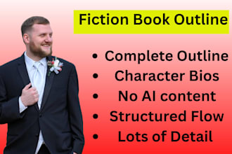 create your fiction book outline, killer plot, or character details