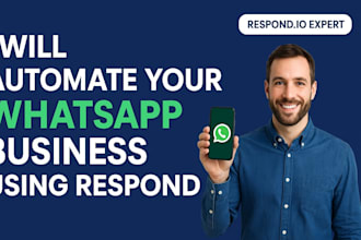 automate your whatsapp business using respond io workflows and chatbots api set