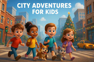 design children story book illustration, kids storybook art and KDP picture book