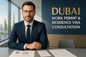 provide expert dubai work permit and residence visa consultation
