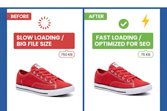 bulk resize, compress, and rename shopify or woocommerce images speed and SEO