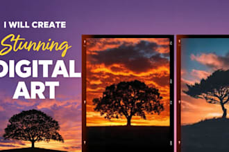 create stunning digital wall art, clip art and minimalist art, pixel art design