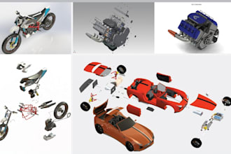design 3d cad models, product prototype and 3d print ready files in solidworks