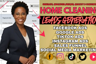 commercial cleaning leads house cleaning clients, cleaning sales funnel, fb ads