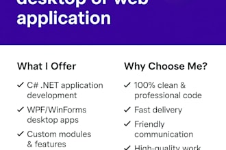 develop or fix your c sharp dot net software