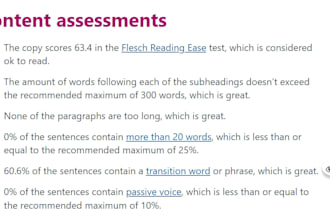 do SEO blog post writing
