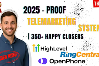setup ringcentral gohighlevel openphone for telemarketing cold calling voip ivr