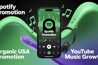 promote spotify music spotify playlist marketing USA spotify music promotion