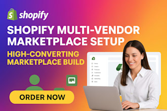 create shopify multi vendor store ecommerce marketplace website shopify sales