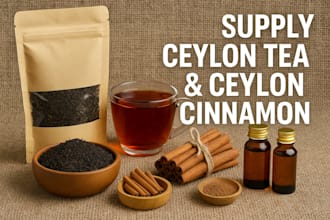 supply premium ceylon tea and  cinnamon for home or business
