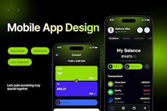design a modern and user centered mobile app UI UX design