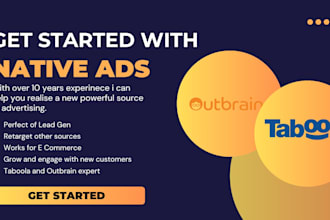 create, optimise and maintain your native advertising on taboola or outbrain