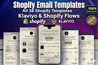 design custom, responsive, branded shopify email templates