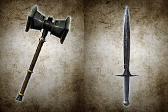 design a weapon, uniform, tool, etc