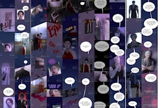 draw k manhwa style webtoon pages for your story