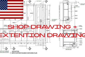 do shop drawings and extension drawings for construction permit approval