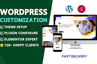 customize wordpress theme and plugins