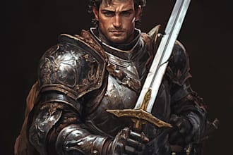 draw fantasy concept art or illustration