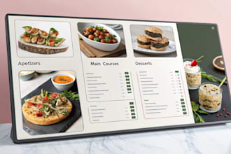 design menu restaurant menu digital menu board food menu