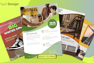 do flyer design with premium quality and 24 hours delivery