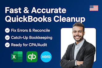 do quickbooks clean up, setup, and bookkeeping with accurate reconciliation