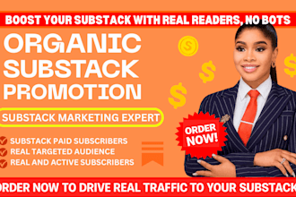 do exceptional organic substack page link promotion to drive massive audience