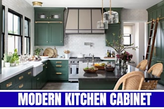 design kitchen and kitchen interior cabinet, kitchen island