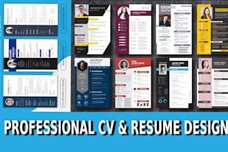 professionally edit and design your CV or resume