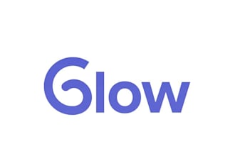professional custom neon logo design glowing effect