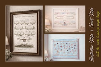 design a personalized  family tree
