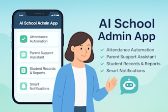 build ai lms app, ai school chatbot parent support attendance automation webapp