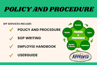 write detailed policy and procedure manual for home care ndis employee handbook