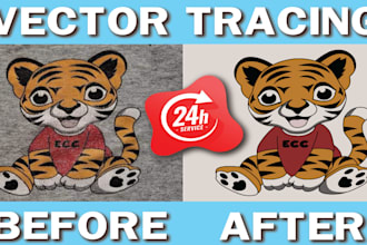 recreate logo and artwork into clean vector files