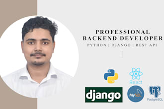 build secure django rest API and scalable backend for your web app