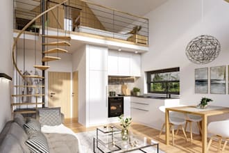 reconfigure exist apartment, loft bedroom layout, furniture, interior wall decor