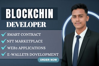 be your blockchain and web3 smart contract developer