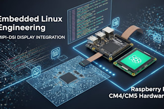 do embedded linux engineer for mipi dsi panel integration rpi cm4, cm5