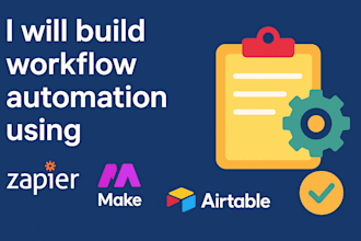 build workflow automation using zapier make airtable and n8n