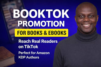 promote your e book on booktok to real readers  KDP authors