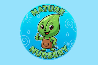 do wonderful make fresh green leaf mascot logo design