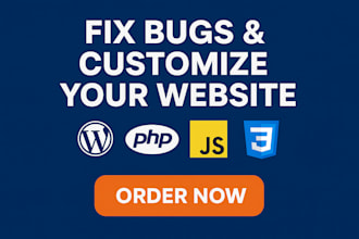 fix wordpress bug fix website errors HTML PHP jquery in 24h