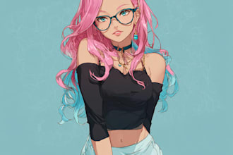 draw anime style fanart, furry, manga and nsfw