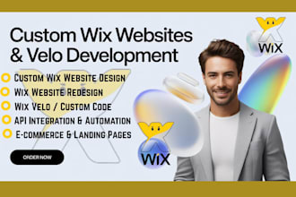 build wix code wix velo apps and wix website design redesign using wix studio