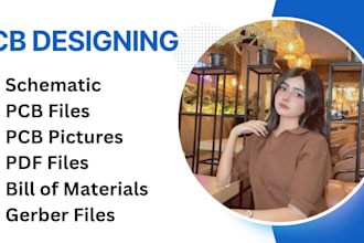 professionally design pcb layouts, schematics and gerber files
