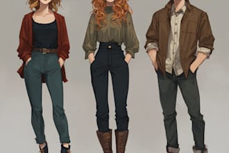 create character design for your oc