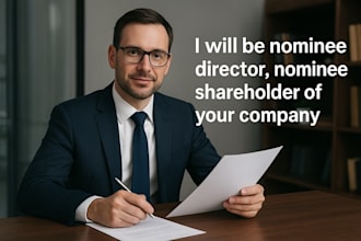 be nominee director, nominee shareholder of your company