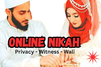 conduct your online islamic nikah with official documentation