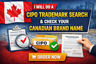 cipo trademark search canadian trademark brand name availability class advice